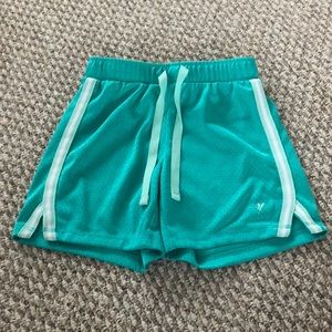 Girls teal shorts